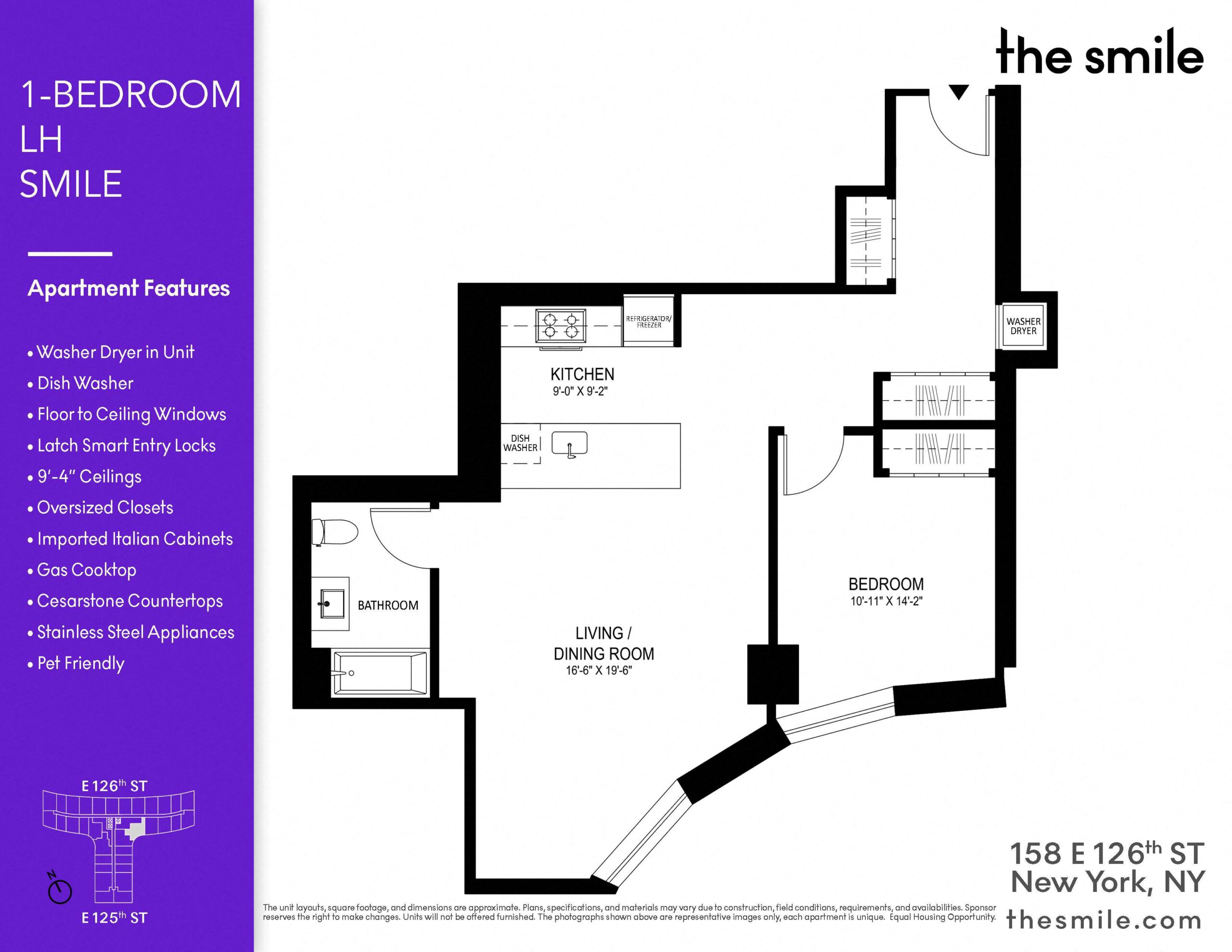 the floor plan of the smile