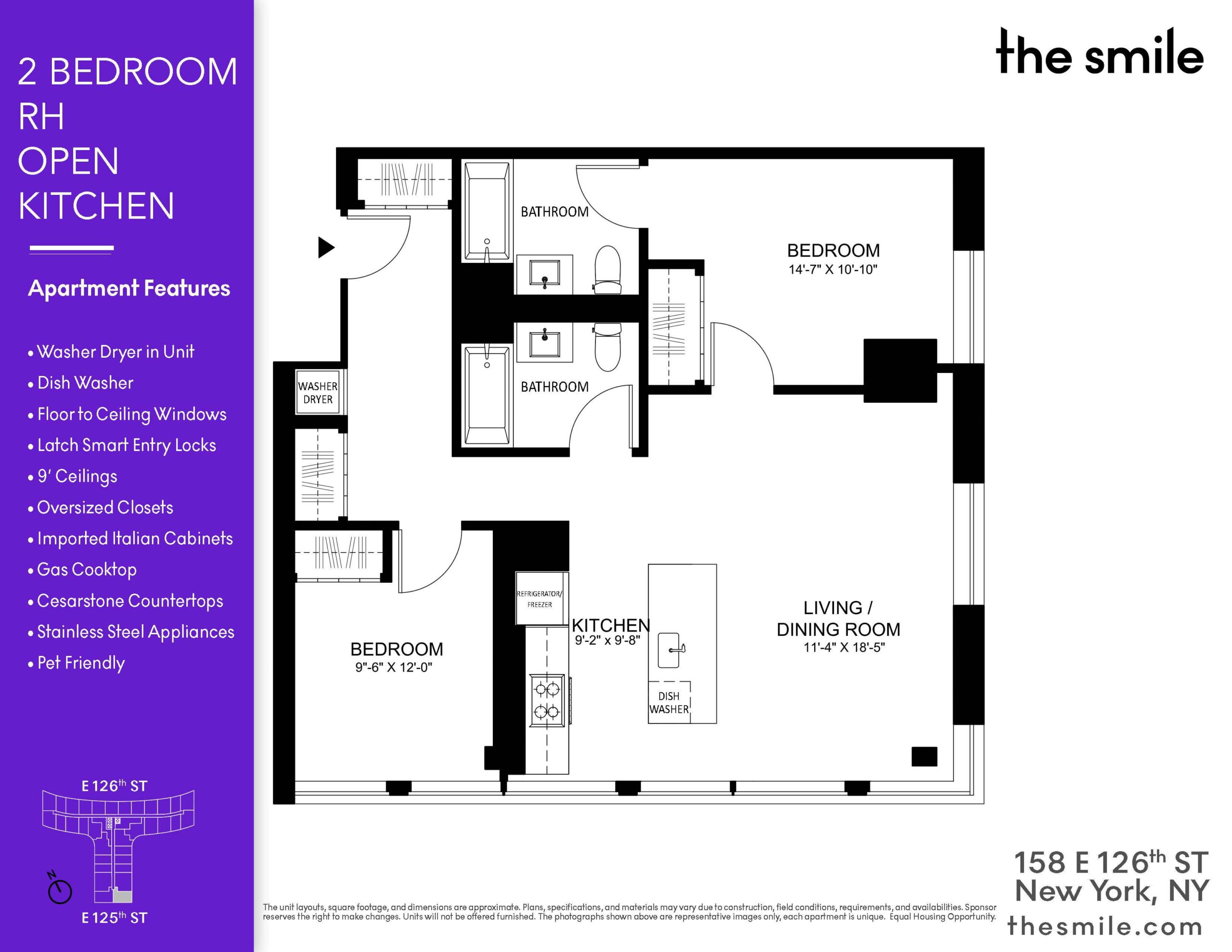 the floor plan of the suite